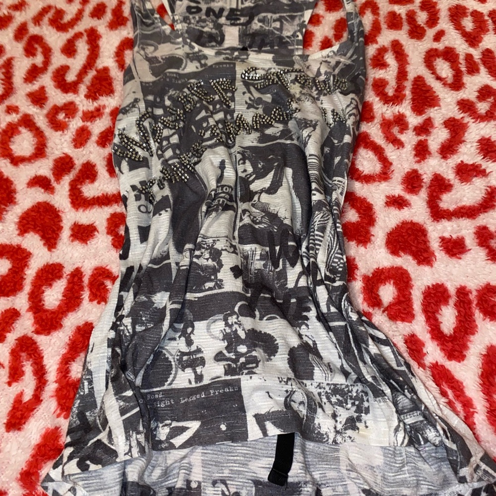Vintage Graphic Print Women's Tank Top